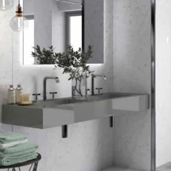 COSENTINO Armony 2 Double Bowl One-piece Vanity Sink COSENTINO INTEGRATED VANITIES