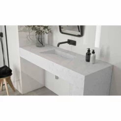 COSENTINO COSENTINO INTEGRATED VANITIES Balance 1 Single Bowl One-piece Vanity Sink 35 COSENTINO COSENTINO INTEGRATED VANITIES Balance 1 Single Bowl One-piece Vanity Sink