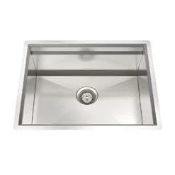 Pearl® CUVI - METRO - 16 Gauge Single Bowl Stainless Steel Kitchen Sink System