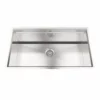 Pearl® Stainless Kitchen Sinks CUVI - PRO - 16 Gauge Single Bowl Stainless Steel Kitchen Sink System