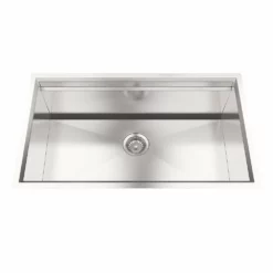 Pearl® Stainless Kitchen Sinks CUVI - PRO - 16 Gauge Single Bowl Stainless Steel Kitchen Sink System