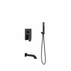Pearl® Shower Systems ETHAN Hand Shower & Spout Matte Black