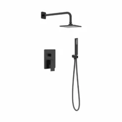 Pearl® ETHAN Hand Shower & Shower Head Matte Black Shower Systems