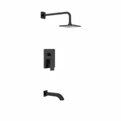 Pearl® ETHAN Shower Head & Spout Matte Black