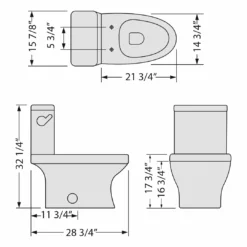 Pearl® Toilets ISAAC-S