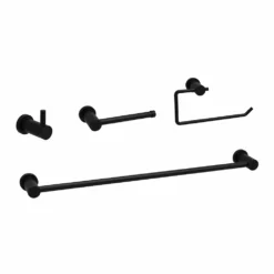 Pearl® WILSON Matte Black Toilet Roll Holder Accessories