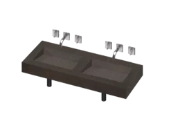 COSENTINO Armony 2 Double Bowl One-piece Vanity Sink COSENTINO INTEGRATED VANITIES 19 COSENTINO Armony 2 Double Bowl One-piece Vanity Sink COSENTINO INTEGRATED VANITIES