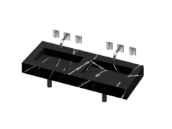 COSENTINO Armony 2 Double Bowl One-piece Vanity Sink COSENTINO INTEGRATED VANITIES 22 COSENTINO Armony 2 Double Bowl One-piece Vanity Sink COSENTINO INTEGRATED VANITIES