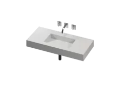 COSENTINO COSENTINO INTEGRATED VANITIES Armony 1 Single Bowl One-piece Vanity Sink