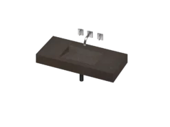 COSENTINO COSENTINO INTEGRATED VANITIES Armony 1 Single Bowl One-piece Vanity Sink