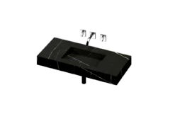 COSENTINO COSENTINO INTEGRATED VANITIES Armony 1 Single Bowl One-piece Vanity Sink