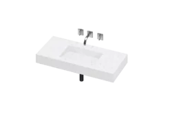COSENTINO COSENTINO INTEGRATED VANITIES Armony 1 Single Bowl One-piece Vanity Sink