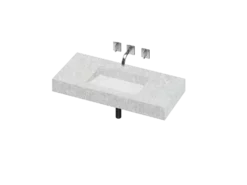 COSENTINO COSENTINO INTEGRATED VANITIES Armony 1 Single Bowl One-piece Vanity Sink