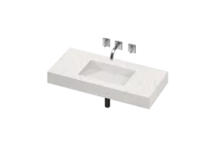 COSENTINO COSENTINO INTEGRATED VANITIES Armony 1 Single Bowl One-piece Vanity Sink
