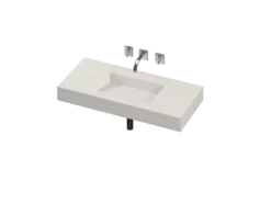 COSENTINO COSENTINO INTEGRATED VANITIES Armony 1 Single Bowl One-piece Vanity Sink
