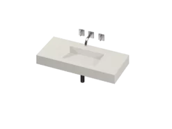 COSENTINO COSENTINO INTEGRATED VANITIES Armony 1 Single Bowl One-piece Vanity Sink