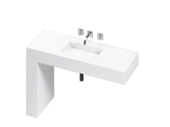 COSENTINO COSENTINO INTEGRATED VANITIES Balance 1 Single Bowl One-piece Vanity Sink 23 COSENTINO COSENTINO INTEGRATED VANITIES Balance 1 Single Bowl One-piece Vanity Sink
