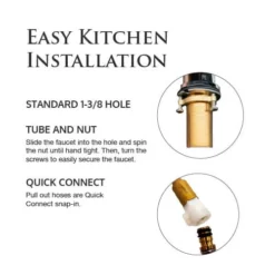 Pearl® LEON Ferreira Gold Bar & Kitchen Faucet Kitchen Faucets