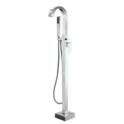 Pearl® Shower Systems ELENA Chrome Free-standing Roman Tub Filler Faucet