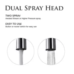 Pearl® NOAH Two Tone Kitchen Faucet DESIGNER 13 Pearl® NOAH Two Tone Kitchen Faucet DESIGNER