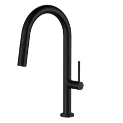 PearlĀ® LENNOX II Matte Black Kitchen Faucet