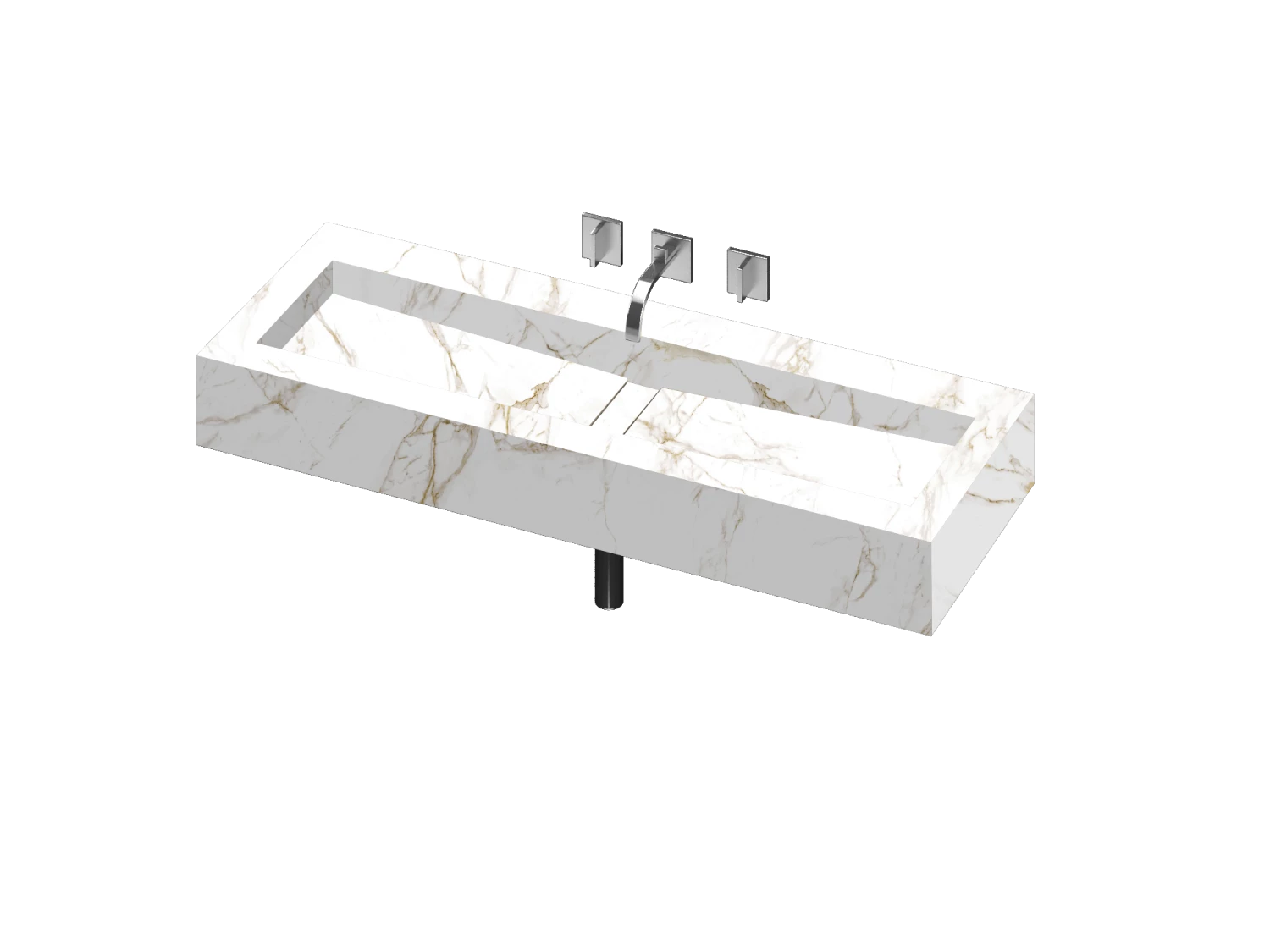 COSENTINO Reflection 1200 Single Bowl One-piece Vanity Sink COSENTINO INTEGRATED VANITIES 9 COSENTINO Reflection 1200 Single Bowl One-piece Vanity Sink COSENTINO INTEGRATED VANITIES