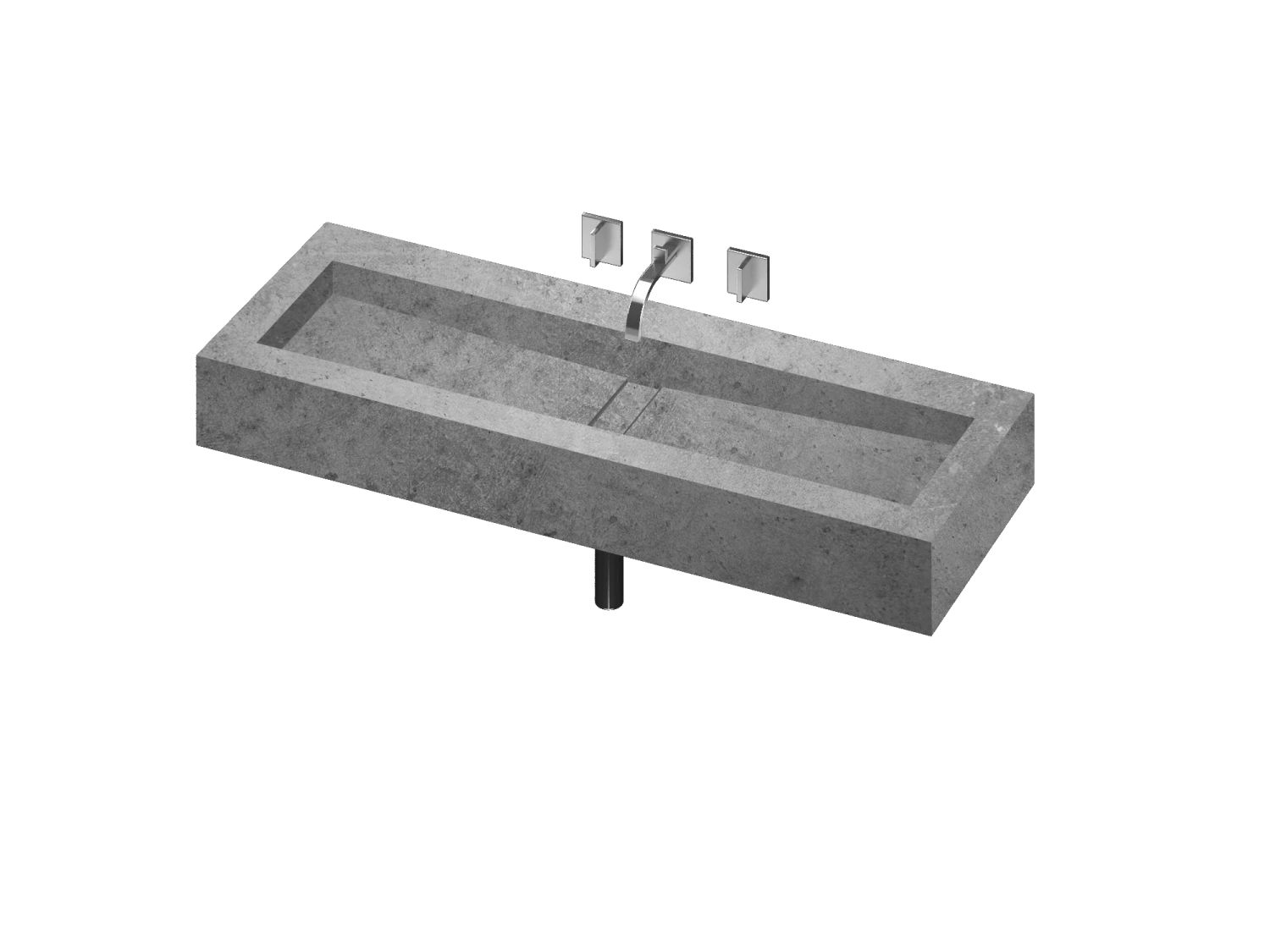 COSENTINO Reflection 1200 Single Bowl One-piece Vanity Sink COSENTINO INTEGRATED VANITIES 10 COSENTINO Reflection 1200 Single Bowl One-piece Vanity Sink COSENTINO INTEGRATED VANITIES