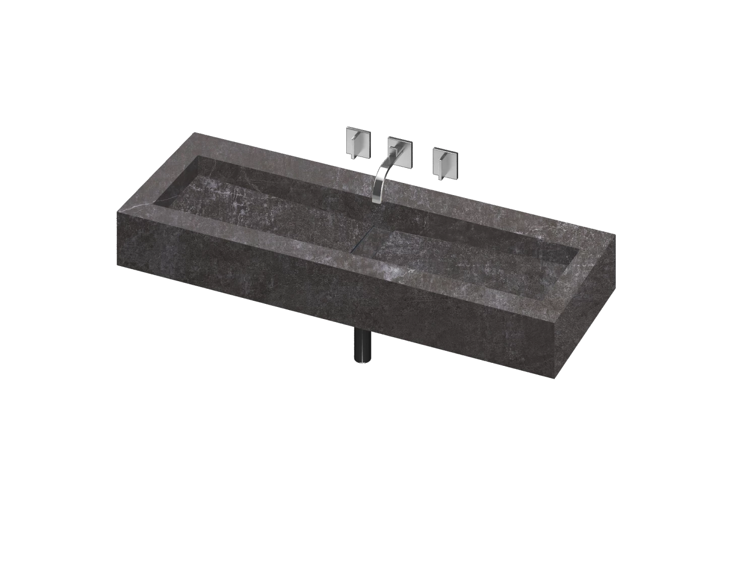 COSENTINO Reflection 1200 Single Bowl One-piece Vanity Sink COSENTINO INTEGRATED VANITIES 11 COSENTINO Reflection 1200 Single Bowl One-piece Vanity Sink COSENTINO INTEGRATED VANITIES