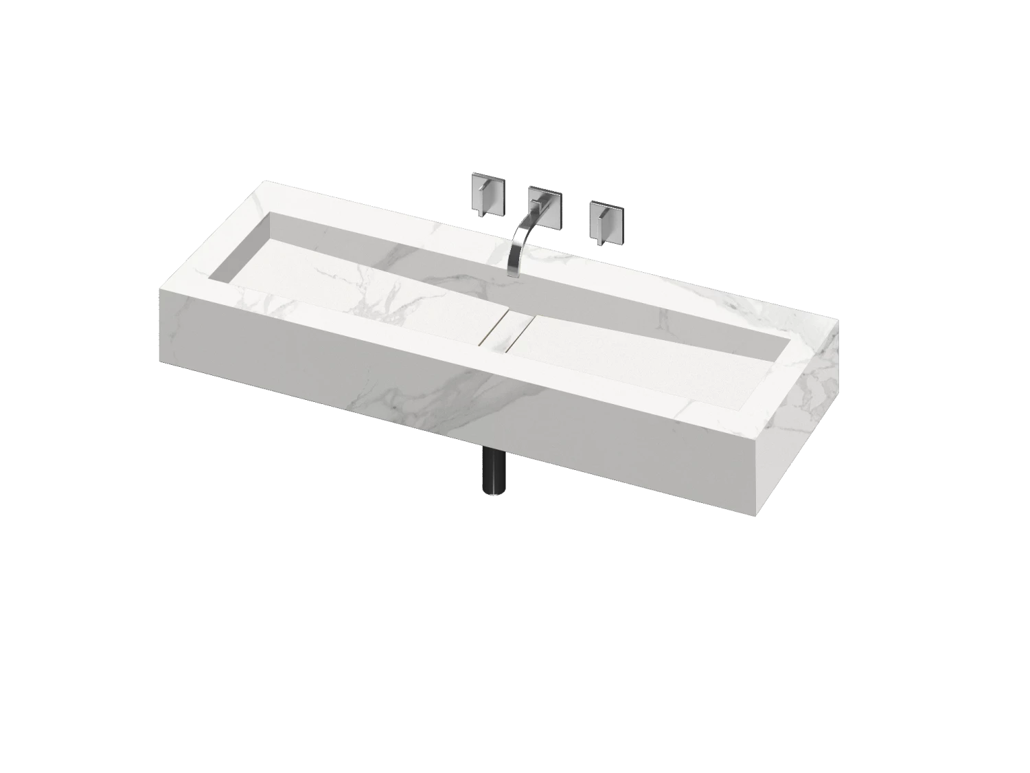 COSENTINO Reflection 1200 Single Bowl One-piece Vanity Sink COSENTINO INTEGRATED VANITIES 15 COSENTINO Reflection 1200 Single Bowl One-piece Vanity Sink COSENTINO INTEGRATED VANITIES