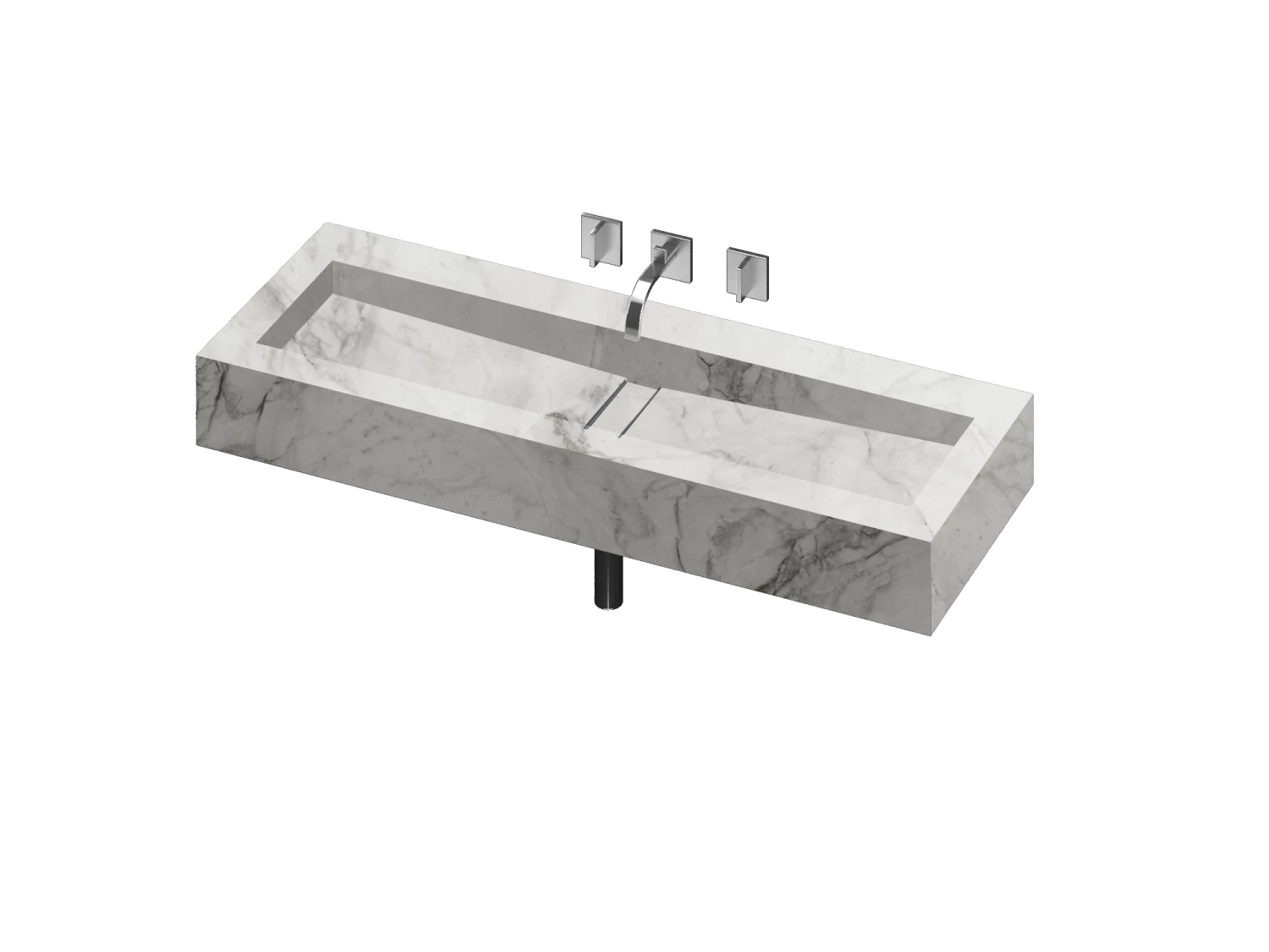 COSENTINO Reflection 1200 Single Bowl One-piece Vanity Sink COSENTINO INTEGRATED VANITIES 5 COSENTINO Reflection 1200 Single Bowl One-piece Vanity Sink COSENTINO INTEGRATED VANITIES