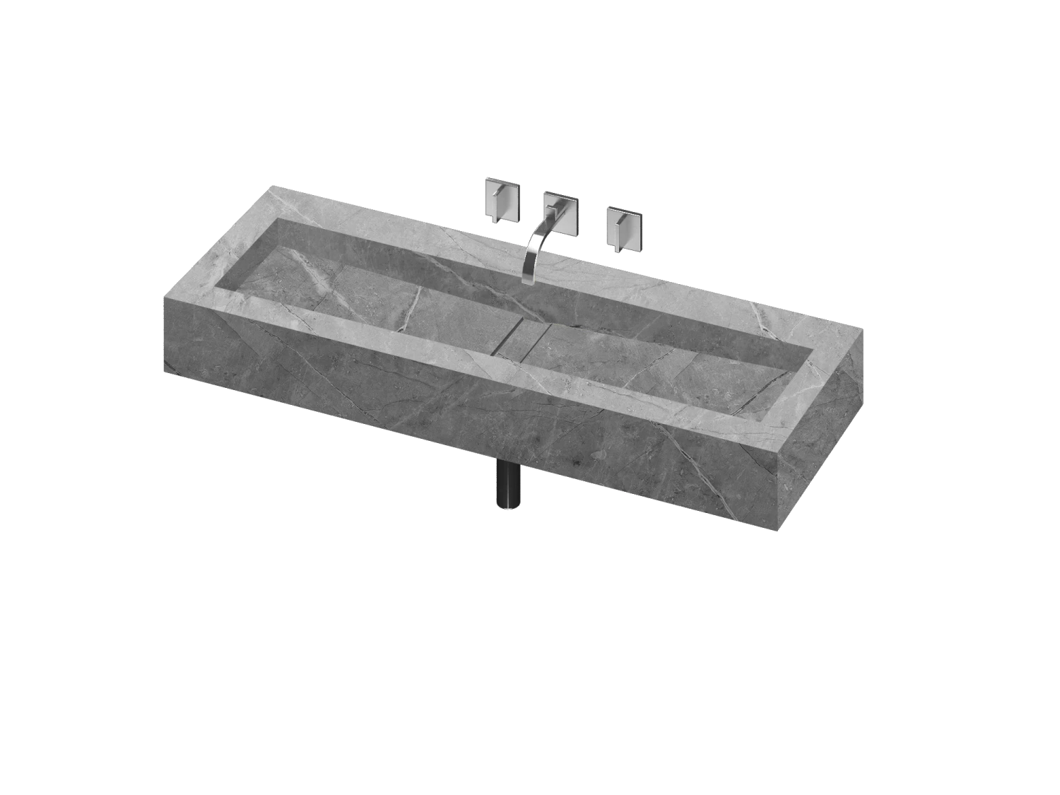 COSENTINO Reflection 1200 Single Bowl One-piece Vanity Sink COSENTINO INTEGRATED VANITIES 17 COSENTINO Reflection 1200 Single Bowl One-piece Vanity Sink COSENTINO INTEGRATED VANITIES