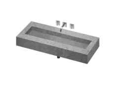 COSENTINO Silence 1200 Single Bowl One-piece Vanity Sink COSENTINO INTEGRATED VANITIES