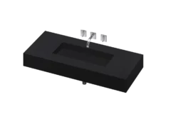 COSENTINO COSENTINO INTEGRATED VANITIES Reflection 490 Single Bowl One-piece Vanity Sink