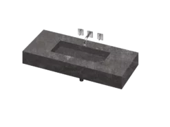 COSENTINO COSENTINO INTEGRATED VANITIES Reflection 490 Single Bowl One-piece Vanity Sink