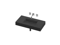 COSENTINO COSENTINO INTEGRATED VANITIES Simplicity 1 Single Bowl One-piece Vanity Sink