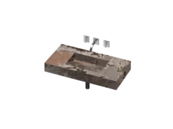 COSENTINO COSENTINO INTEGRATED VANITIES Simplicity 1 Single Bowl One-piece Vanity Sink